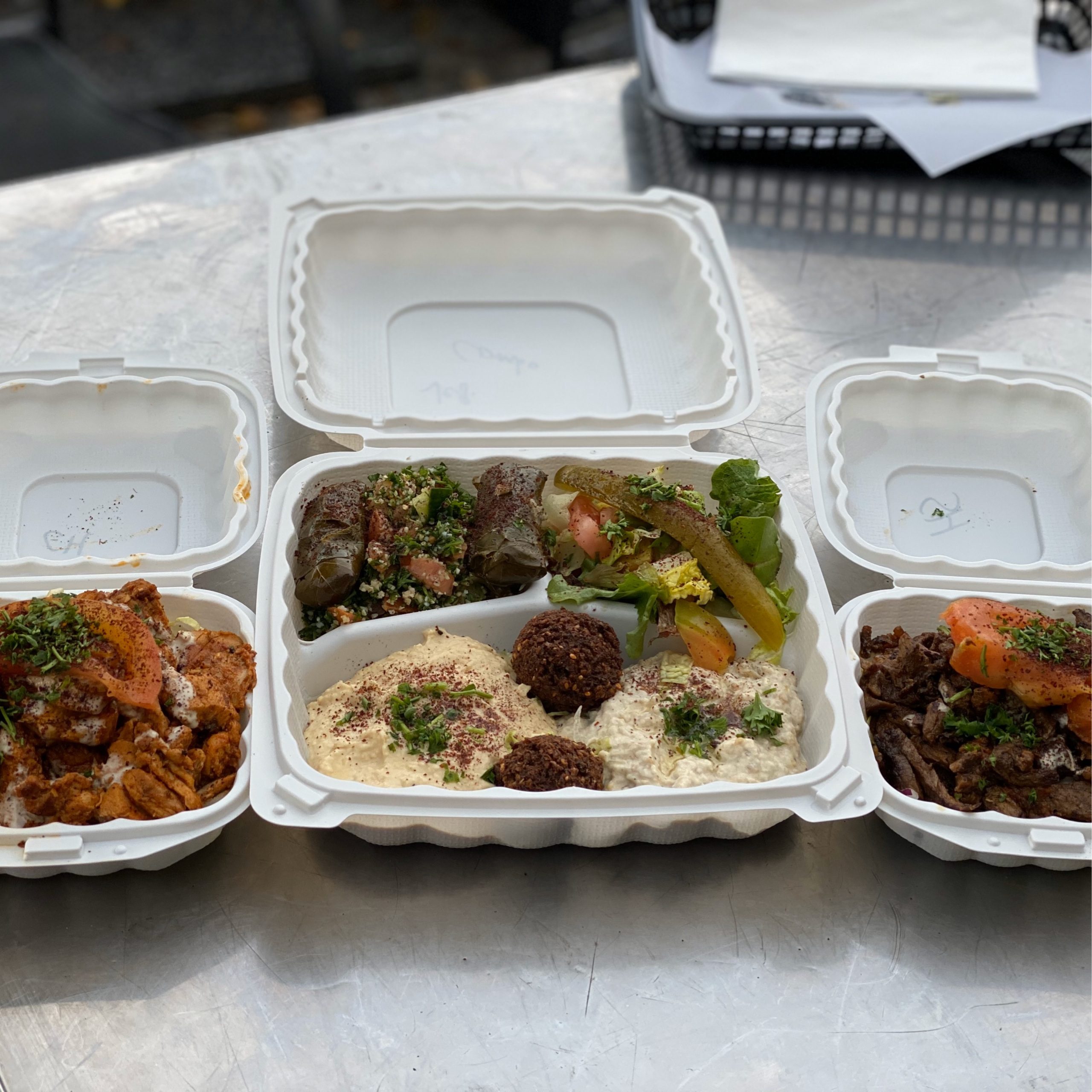 Veggie Plate With Any 2 Meats.