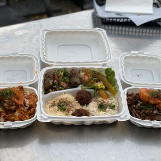 Veggie Plate With Any 2 Meats