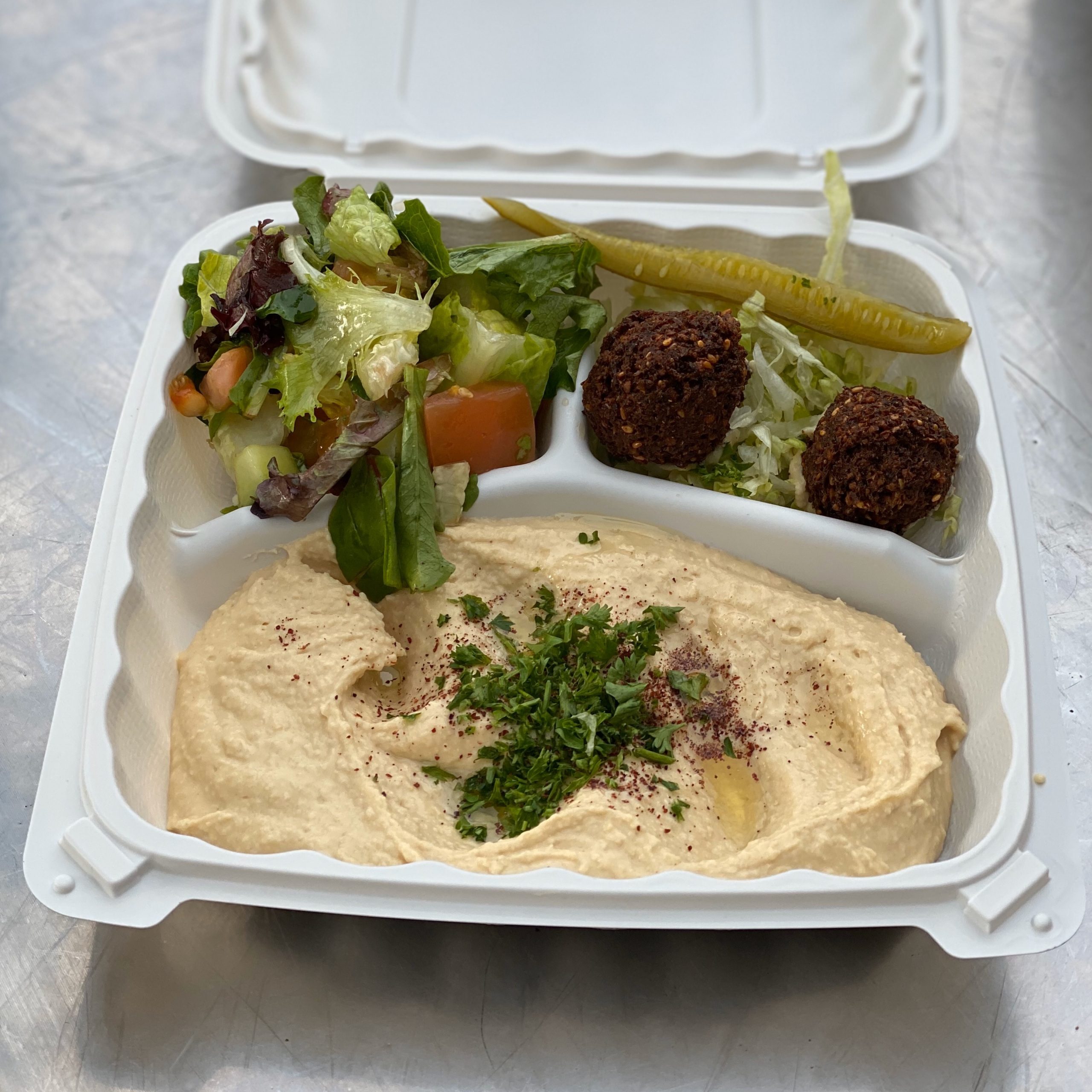 Hummus Plate.