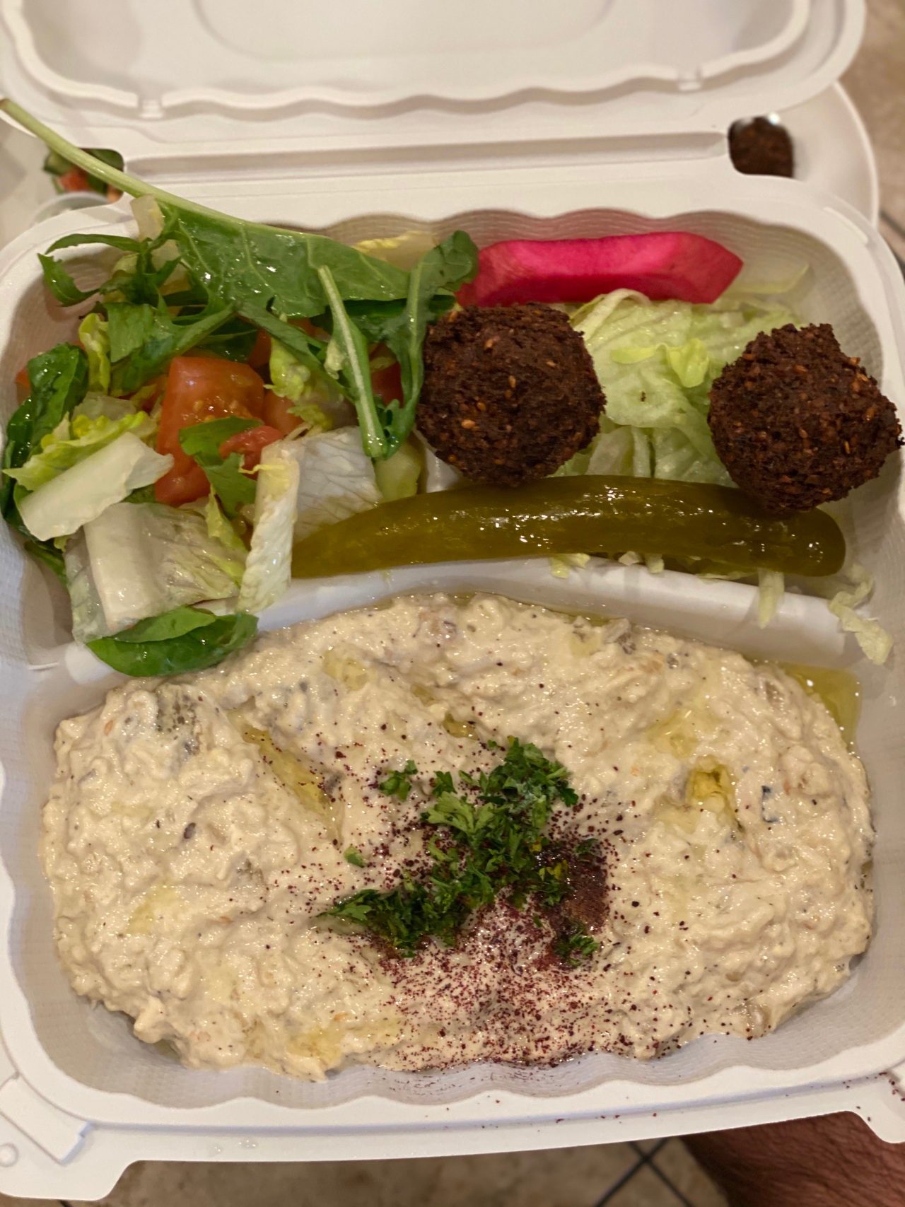 Baba Ghanoush Plate.