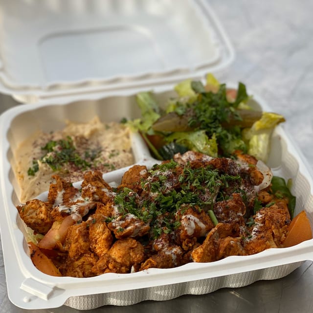 Chicken Shawarma Plate.